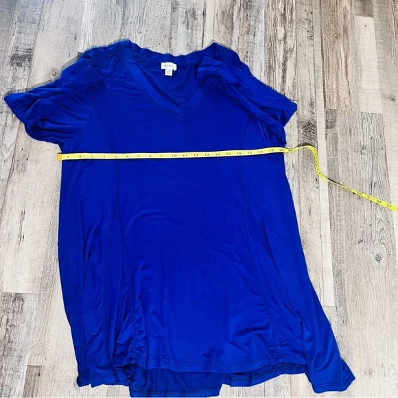 Avenue 3/4 sleeves Royal blue size L NWOT - Picture 7 of 9